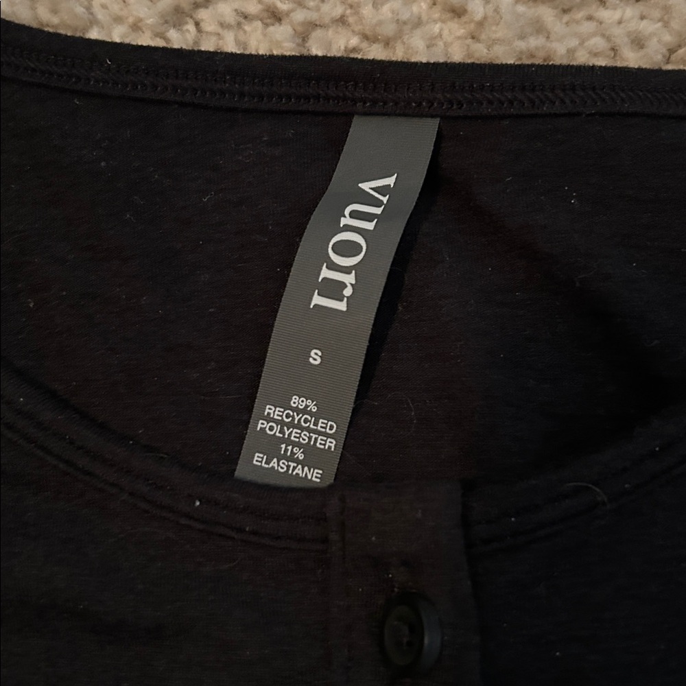 Vuori black size Small cropped cardigan - Picture 3 of 4
